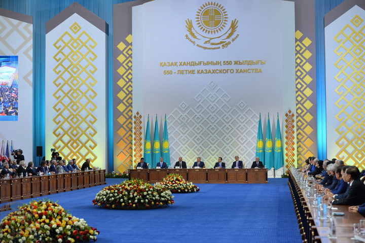 Президент Ильхам Алиев посмотрел в Астане театрализованный спектакль, посвященный 550-летию Казахского ханства - ОБНОВЛЕНО - ФОТО - ВИДЕО