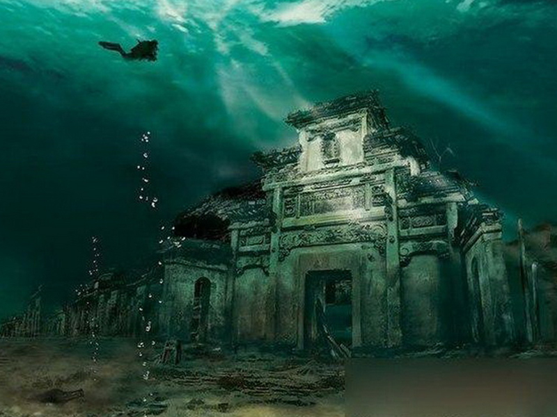 Затонувшие города фото под водой