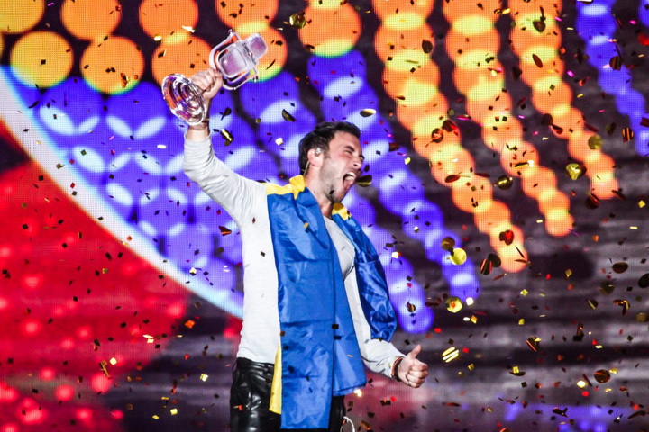 Как Монс Сельмерлёв праздновал победу на "Евровидении-2015" - ФОТО